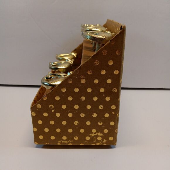 Casa Decor Home Design Concepts Set Of 6 Golden Monkey Drawer Knobs New - Picture 5 of 8